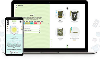 Online Shop Design Beispiel